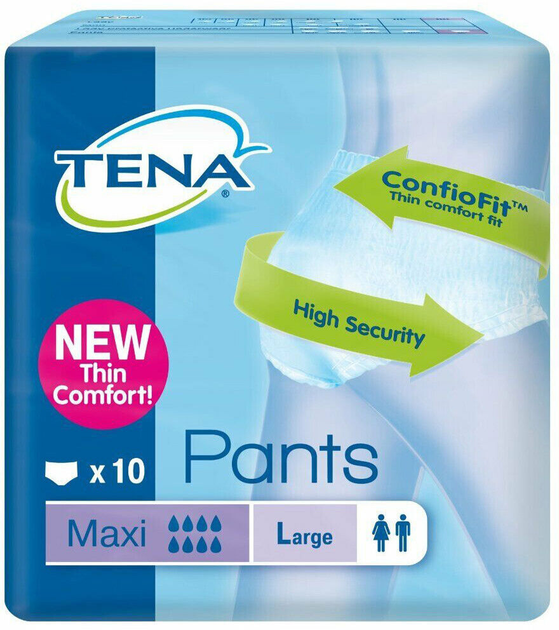 Majtki urologiczne Tena Pants Maxi 10 szt (7322540574913) - obraz 1