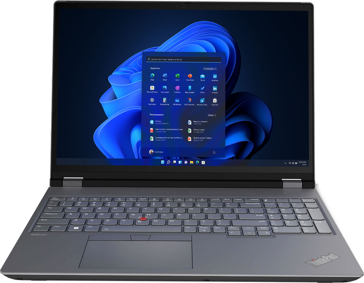 Ноутбук Lenovo ThinkPad P16 G2 (21FA0009PB) Storm Grey - зображення 1