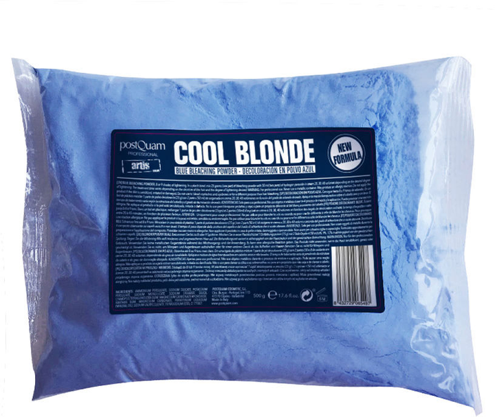 Puder rozjaśniający do włosów Postquam Cool Blonde Blue 500 g (8432729065497) - obraz 1
