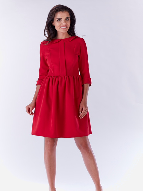 Sukienka damska krótka Awama A183 M Czerwona (5902360590311) - obraz 1
