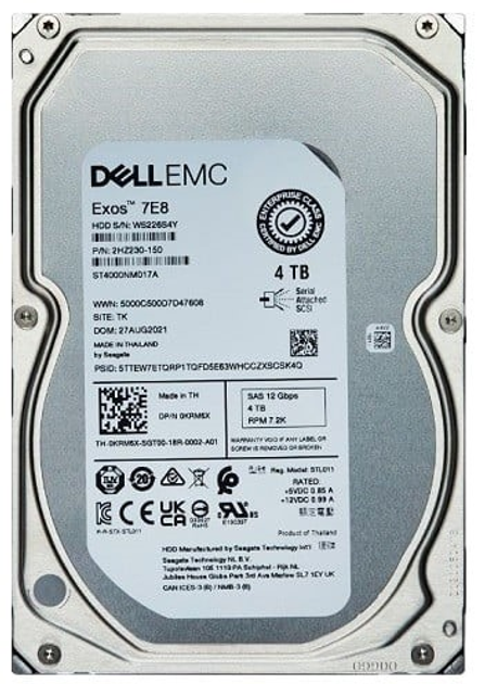 Жесткий диск Dell 4TB 7000rpm 400-BLES 3.5" 512n NL-SAS – фото, отзывы ...