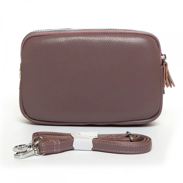 Молодежный клатч из кожи ALEX RAI BM 60061-12 purple - изображение 4