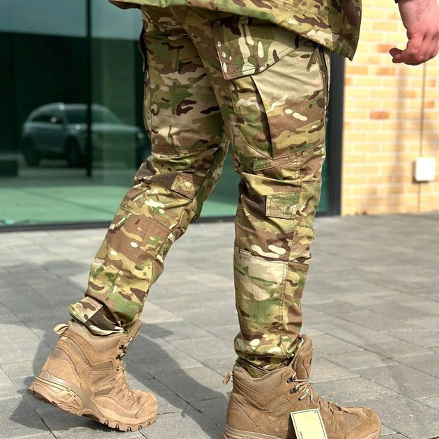 Мужские влагозащищенные брюки с карманами мультикам размер M - изображение 2