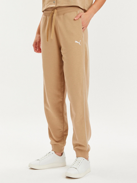 Акція на Спортивні штани жіночі Puma Her High-Waist Pants Tr 67788983 XS Бежеві від Rozetka