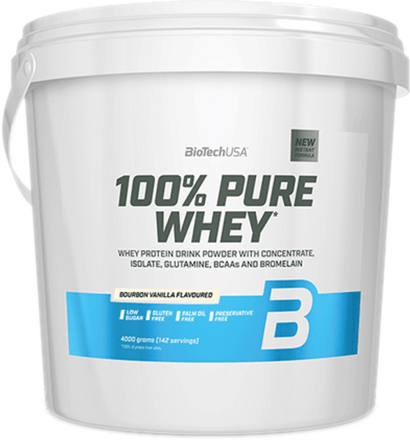 Protein Biotech 100% Pure Whey 4000 g Bourbon Wanilia (5999076237937) - obraz 1