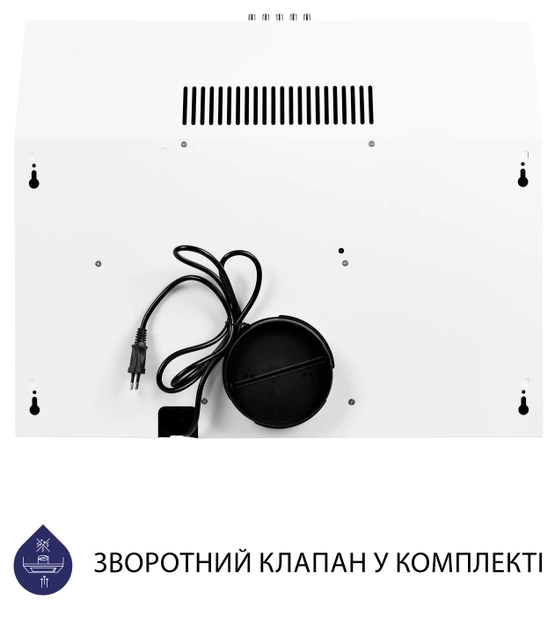 Витяжка Minola HPL 614 WH (плоска) - изображение 9
