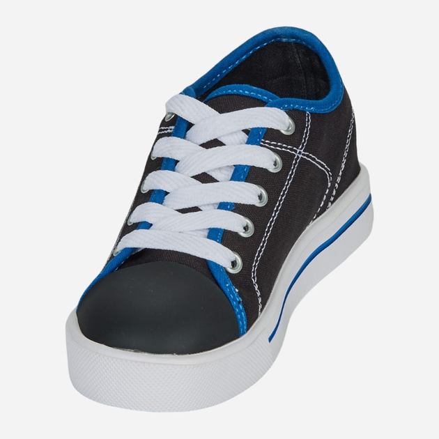 Butorolki chłopięce Heelys HLY-B2W 35 Czarne z białym i jasnoniebieskim (196382475069) - obraz 4