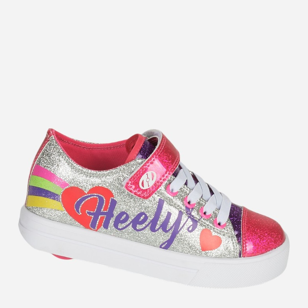 Дитячі роликові кросівки для дівчинки Heelys HLY-G2W 30 Сріблястий/Різнокольоровий (192297316374) - зображення 1