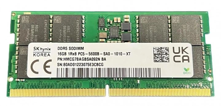 Оперативная память SK hynix SO-DIMM DDR5 16GB 5600MHz