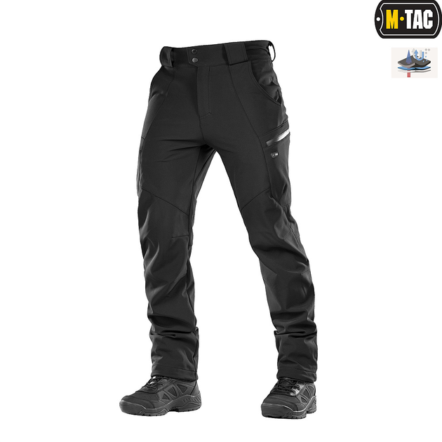 M-Tac брюки Soft Shell Winter Black XL - изображение 2