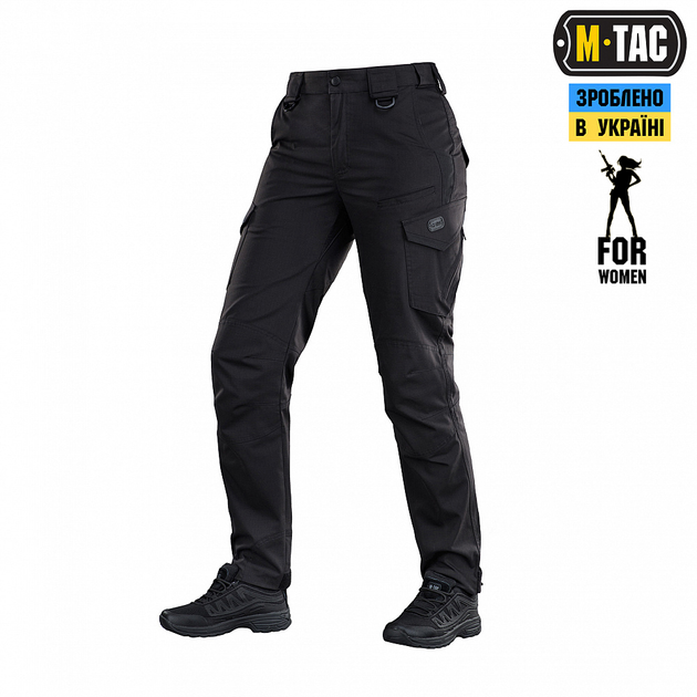 Штаны M-Tac Aggressor Lady Flex Army чёрные размер 28/30 - изображение 1