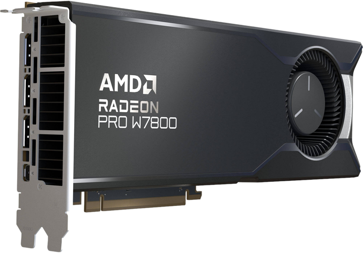 Karta graficzna AMD PCI-Ex Radeon PRO W7800 32 GB GDDR6 ECC (256bit) (3 x DisplayPort, 1 x Mini DisplayPort) (100-300000075) - obraz 1