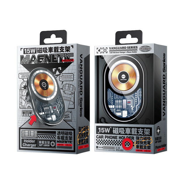 Бездротове ЗУ Wk Wekome Magnetic 15W чорний (WP-U202) - зображення 5