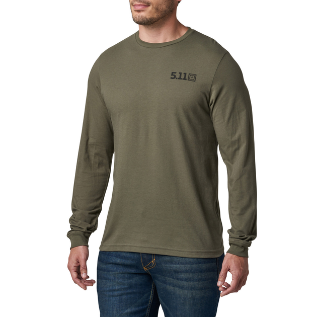 Реглан 5.11 Tactical® Served Fresh Long Sleeve XL RANGER GREEN - зображення 1