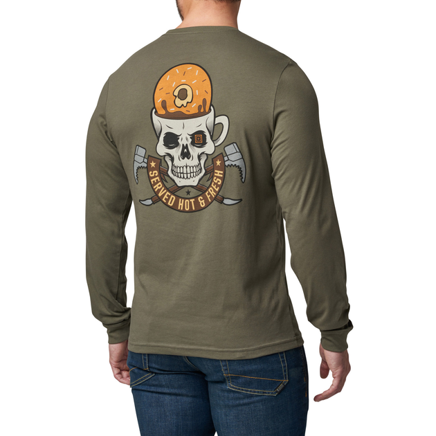 Реглан 5.11 Tactical® Served Fresh Long Sleeve 2XL RANGER GREEN - зображення 2