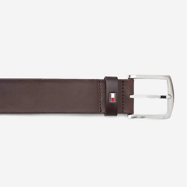 Ремінь чоловічий з натуральної шкіри Tommy Hilfiger E367863162-066 105 Темно-коричневий (8718772987024) - зображення 3