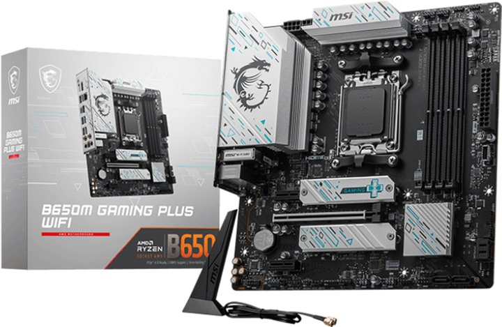 Płyta główna MSI B650M GAMING PLUS WIFI (sAM5, AMD B650, PCI-Ex16) - obraz 5
