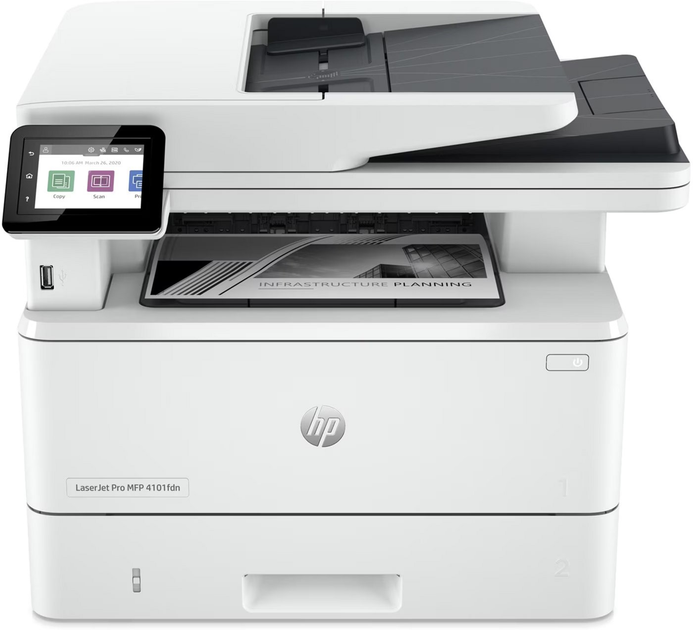 БФП HP LaserJet Pro 4102dw White (2Z622F) - зображення 1