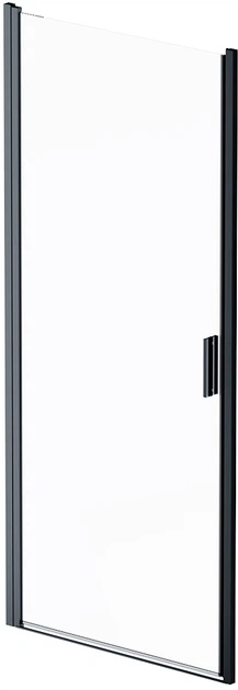Душові двері AM.PM Gem 90х195 W90UG-090-1P-195BT чорна матова/прозоре скло - зображення 1