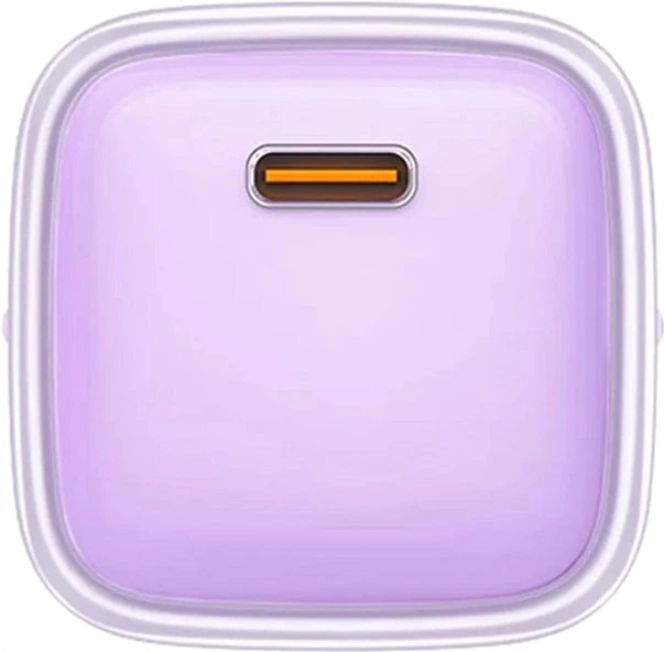 Мережевий зарядний пристрій Acefast A53 Sparkling Series PD30W GaN USB-C Charger Alfalfa Purple - зображення 5