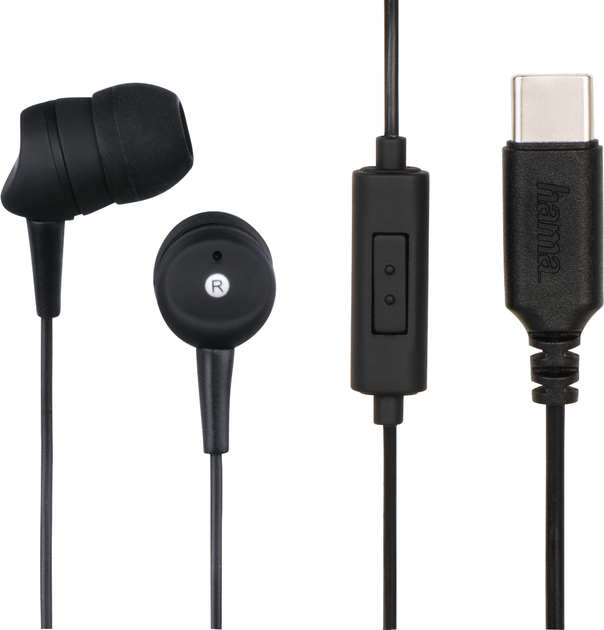 Наушники Hama Basic4Phone USB C Black (1841050000) купить в интернет ...