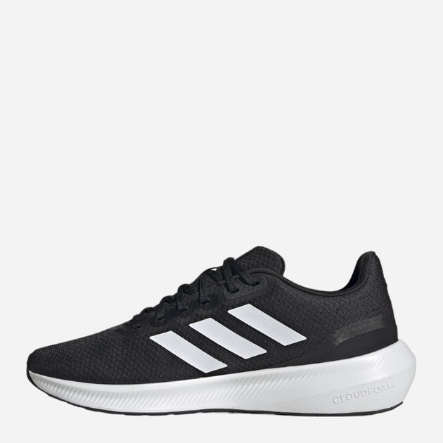 Чоловічі кросівки для бігу Adidas Runfalcon 3.0 HQ3790 42.5 Чорні (4066748225989) - зображення 2