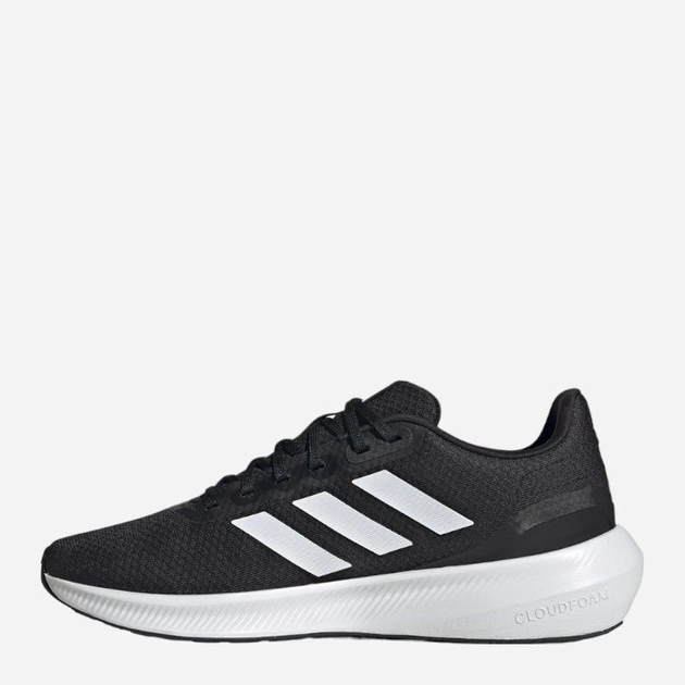 Чоловічі кросівки для бігу Adidas Runfalcon 3.0 HQ3790 45.5 Чорні (4066748225965) - зображення 2