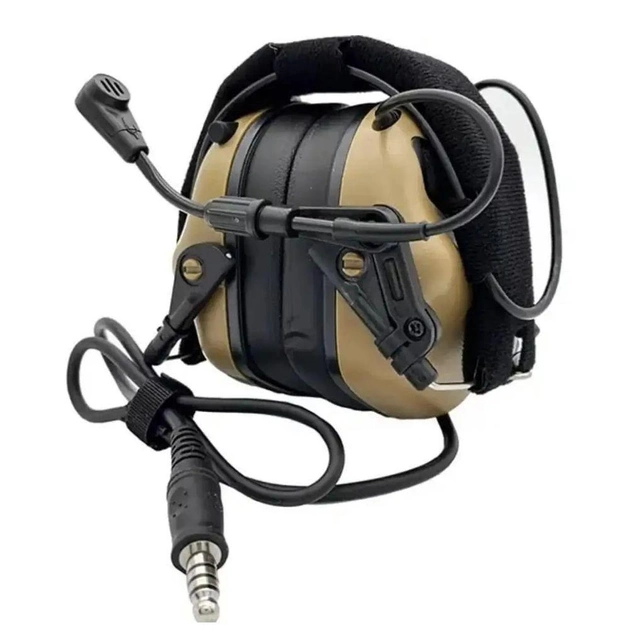 Активні захисні навушники Earmor M32H MARK3 ARC (CB) Coyote Brown з гарнітурою та кріпленням на шолом (96-00062) - зображення 2