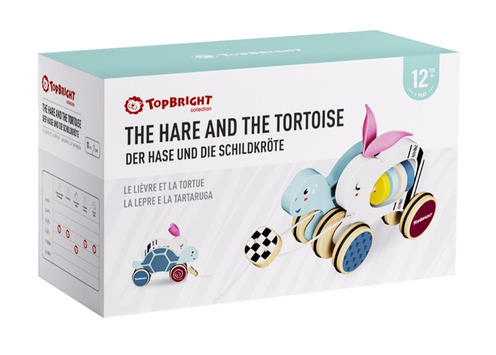 Розвиваюча іграшка Topbright Черепаха і заєць (4260771791095) - зображення 1