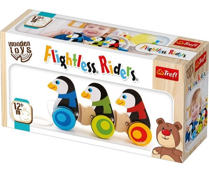 Ptaki na kółkach Trefl Wooden Toys (5900511609226) - obraz 1