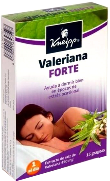 Дієтична добавка Kneipp Valeriana Forte 15 таблеток (8470001647597) - зображення 1