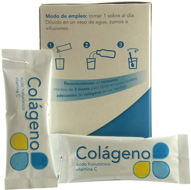 Suplement diety Eladiet Collagen Ac Hyaluronic Ac Vit C 30 szt (8420101215431) - obraz 2