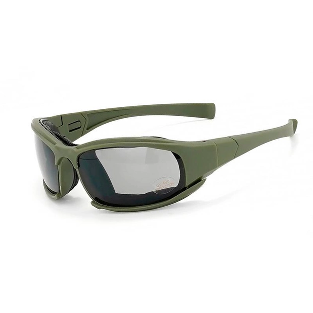 Солнцезащитные очки со сменными линзами X7 (олива) - изображение 1