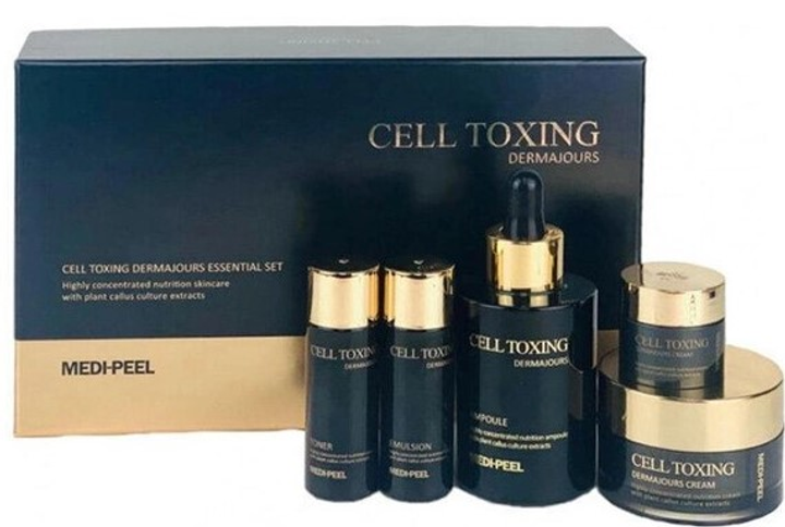 Zestaw Medi-Peel Cell Toxing Dermajours Essential Set serum 100 ml + toner 30 ml + emulsja 30 ml + krem 50 g + 10 g (8809409346786) - obraz 1