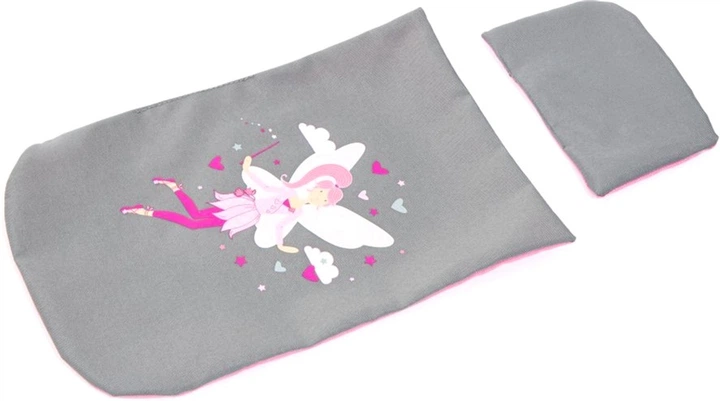 Wózek głęboki dla lalki Bayer Cosy 70 cm Pink/Grey (4003336127669) - obraz 6