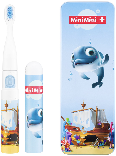 Електрична зубна щітка Vitammy Smile MiniMini+ Dolphin Finek (5901793644844) - зображення 1