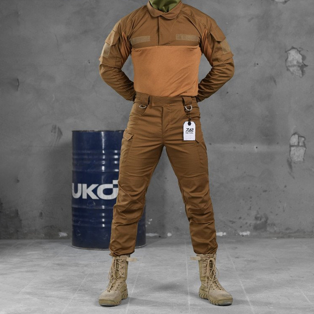 Мужской костюм "7.62 tactical Minnesota" рип-стоп убакс + штаны койот размер S - изображение 1