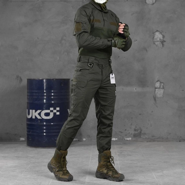 Мужской костюм "7.62 tactical Minnesota" рип-стоп убакс + штаны олива размер S - изображение 2
