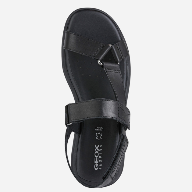 Сандалі жіночі Geox D25ADA00043 38 (5UK) 24.7 см Чорні (8050036663252) - зображення 5