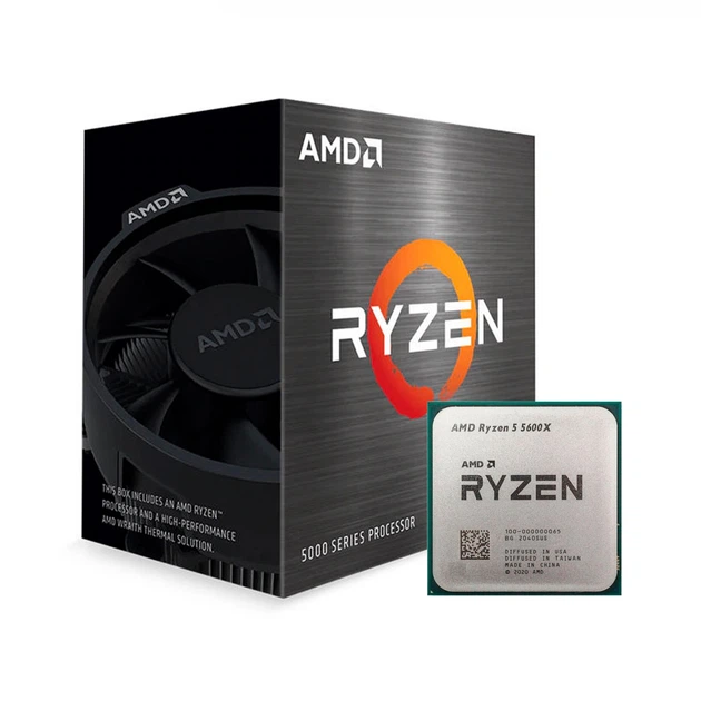 Процесор AMD Ryzen 5 5600X (6C/12T, 3.7-4.6GHz,32MB,65W,AM4