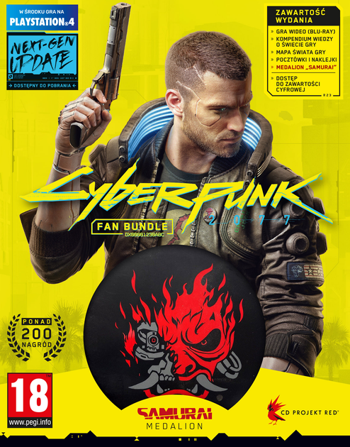 Gra PS4 Cyberpunk 2077 Fan Bundle Pack (Blu-ray płyta) (5908305247357) - obraz 1