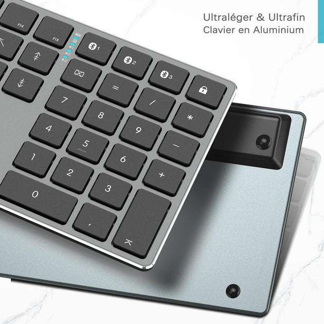Беспроводная клавиатура Joyaccess Mac Серая (UKR) - изображение 3