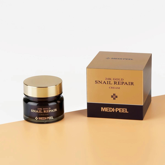 Krem do twarzy Medi-Peel 24k Gold Snail Repair Cream ze złotem koloidalnym 50 ml (8809409345758) - obraz 2