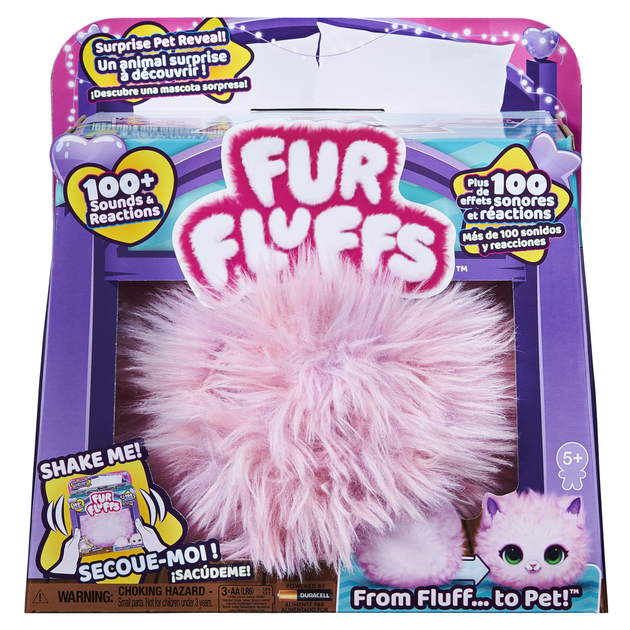 Zabawka interaktywna Furfluff Purr´n Fluff Kotek (778988346884) - obraz 1