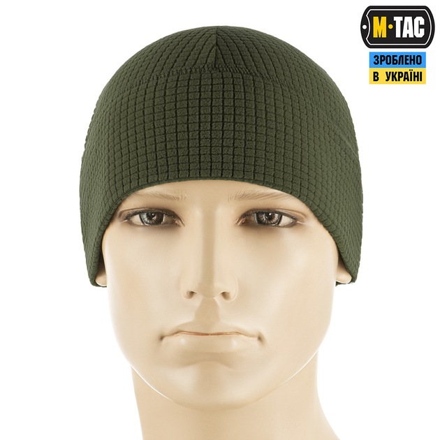M-Tac шапка-підшоломник фліс ріп-стоп Army Olive M - зображення 2