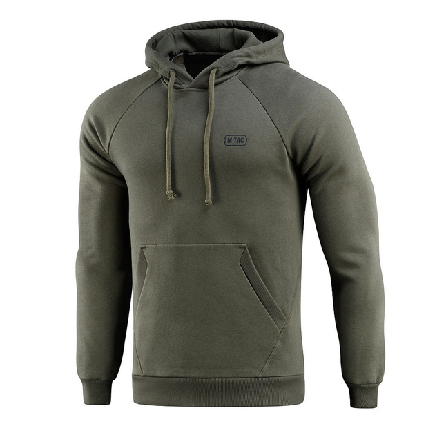 Кофта M-Tac Hoodie Cotton Raglan Hard Army Olive M 2000000162836 - зображення 1