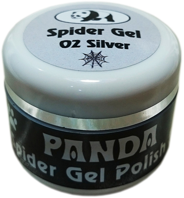 Гель-паутинка для ногтей - Panda Spider Gel 02 - Silver (972990-1240793 ...