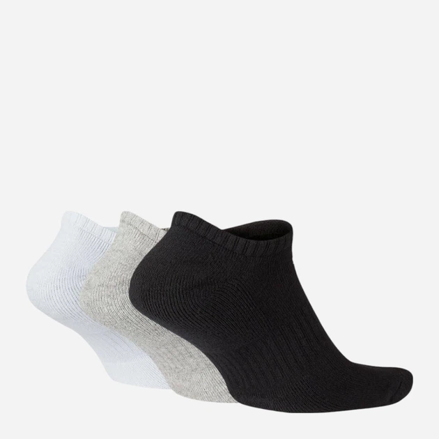 Набір чоловічих шкарпеток 3 пари Nike U Everyday Cush Ns SX7673-901 42-46 Чорний/Білий/Сірий (888408294562) - зображення 2