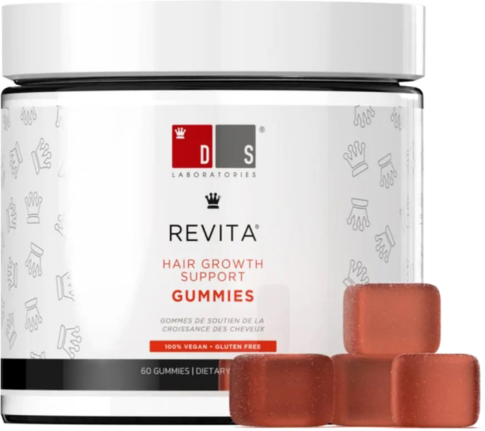 Жувальні цукерки проти випадіння волосся Ds Revita Anti Hair Gummies 150 г (8163780225642) - зображення 1