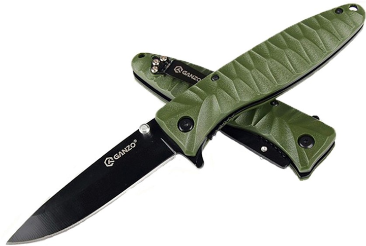Карманный нож Ganzo G620g-1 Green-Black - изображение 2